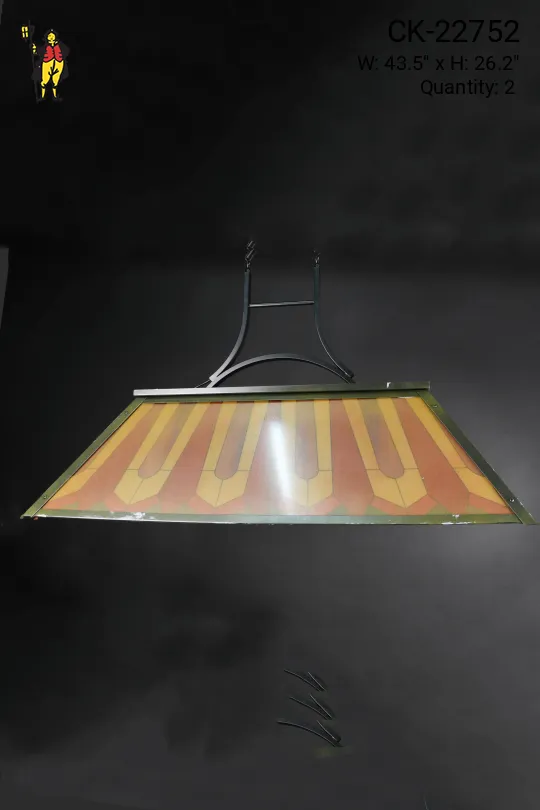 Traditional Linear Pool Table Hanging Fixture
