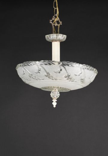 Traditional Glass Bowl Hanging Pendant