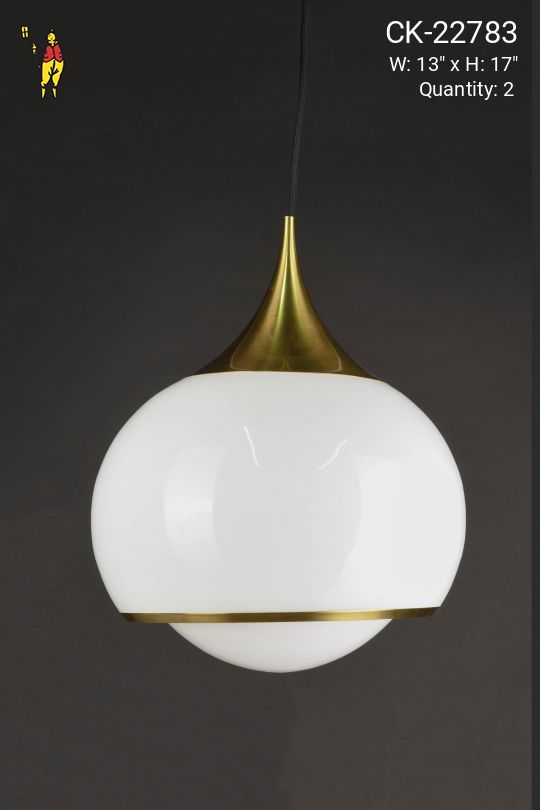 Mid Century Modern Hanging Globe