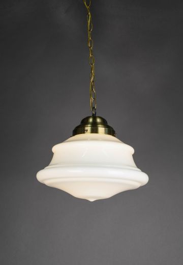 17" Molded Glass Hanging Globe