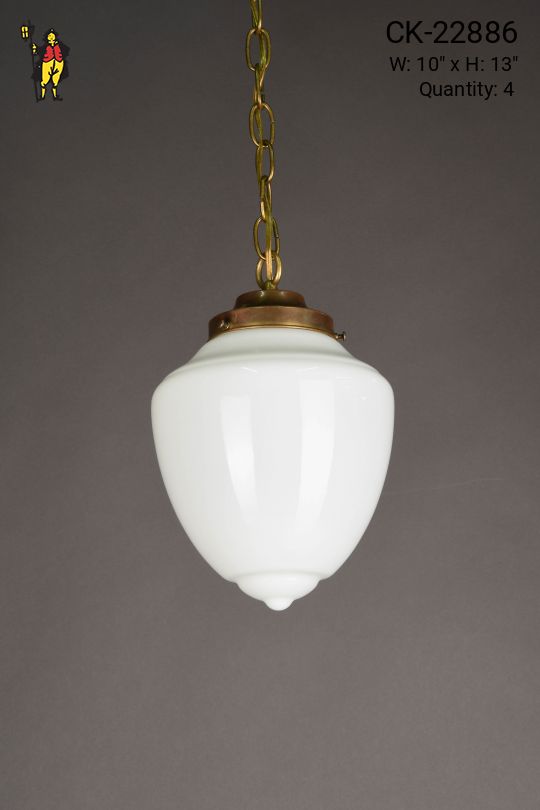 10" Acorn Hanging Glass Globe