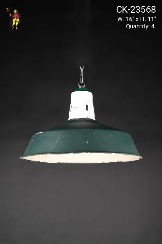 16" Green & White Hanging RLM