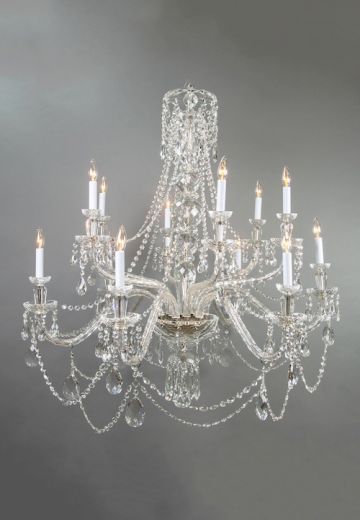 Oversized Traditional Crystal Chandelier