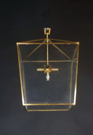 Contemporary Hanging Glass Lantern
