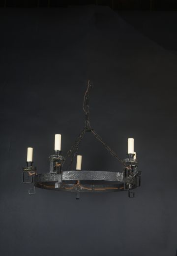 Gothic Five Candle Chandelier