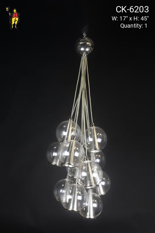 Modern Glass Hanging Globe Fixture
