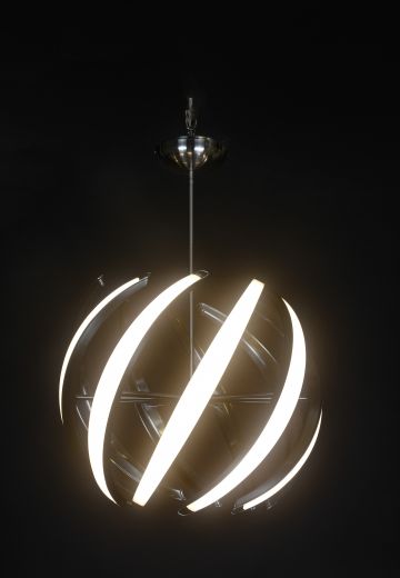 Contemporary LED Silver Hanging Fixture
