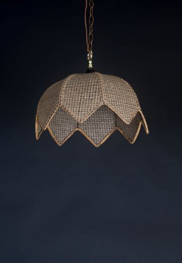 Wicker Hanging Decorative Dome Pendant