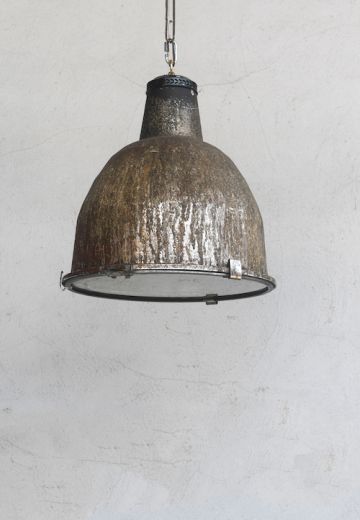 Distressed Industrial Hanging Dome