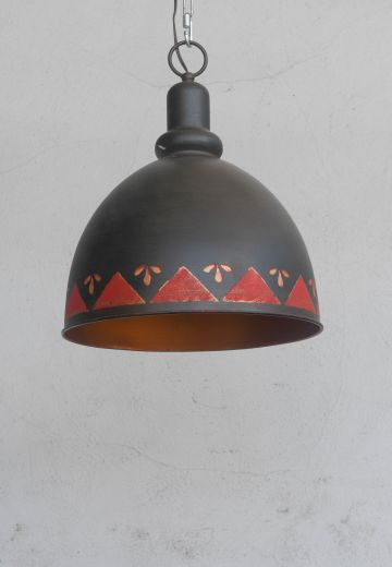 Painted Industrial Hanging Dome