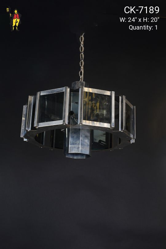 Chrome Post Modern Hanging Fixture