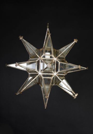 Glass Star Hanging Pendant