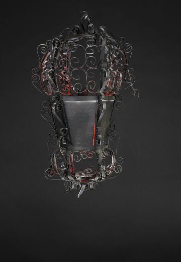 Gothic Iron Hanging Lantern