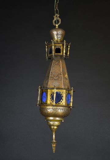Pierced Brass Moorish Lantern