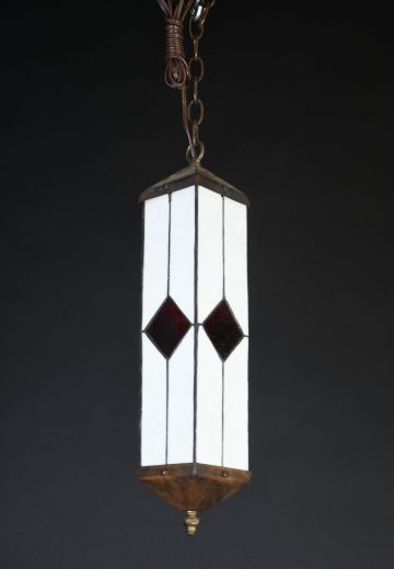 Art Glass Hanging Lantern