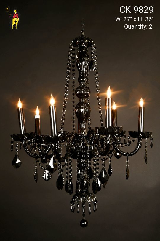 Black Crystal Chandelier