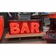 Distressed Neon "Bar" Sign (Double Sided - Hanging or Wall Mount) #1