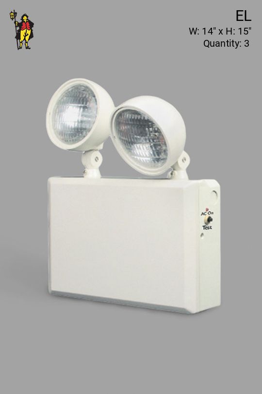 Blank Emergency Light