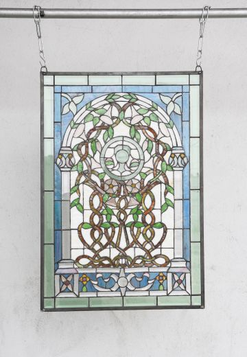Blue & White Stain Glass