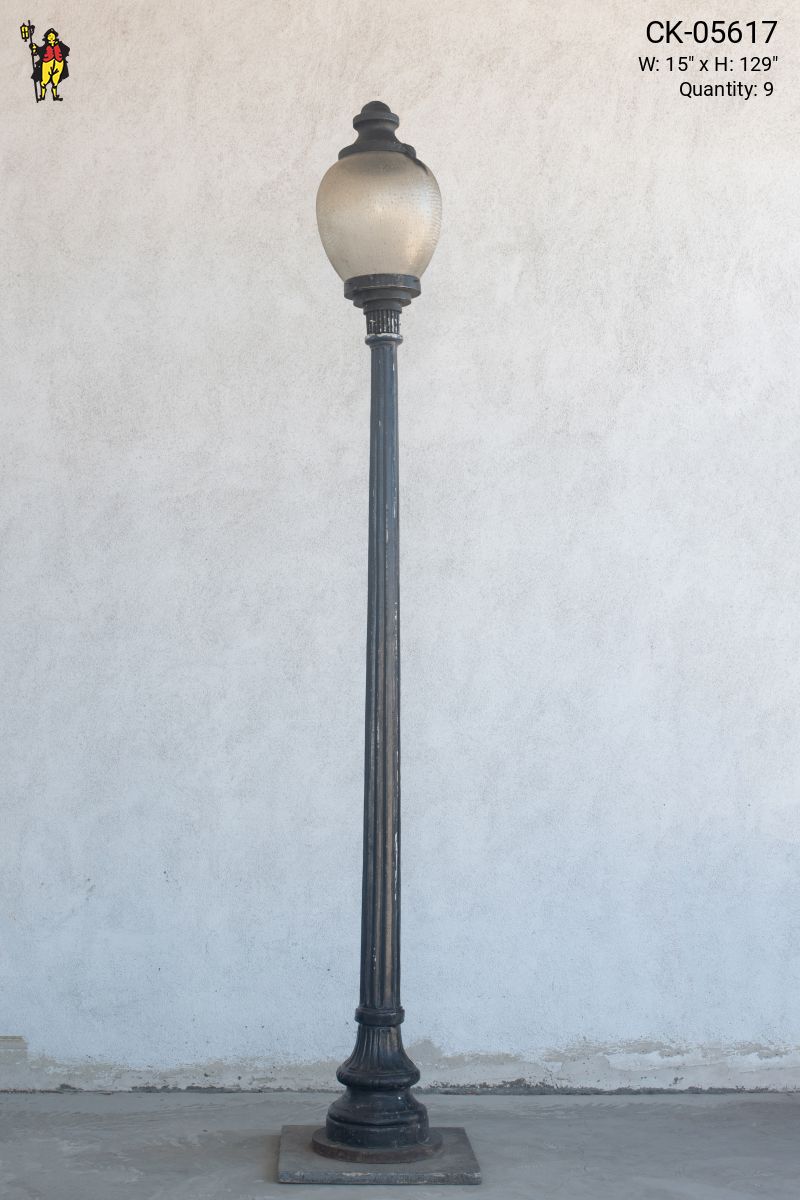 Eight Foot Lamp Post w/Acorn Head Outdoor Collection City