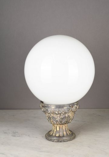 Distressed Newel Post Globe