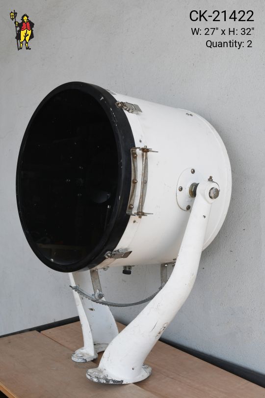 White Oversize Adjustable Spotlight