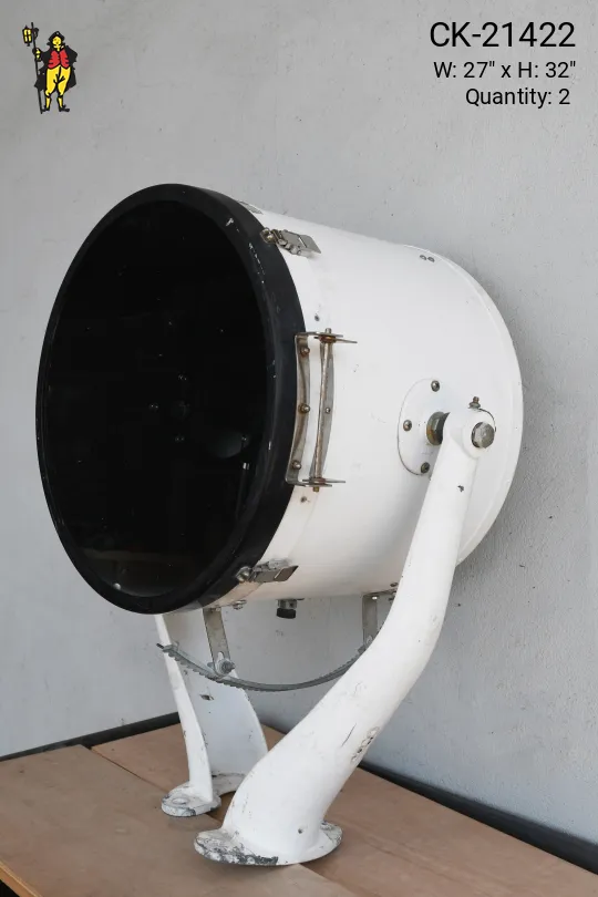 White Oversize Adjustable Spotlight