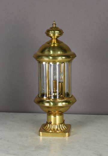 Polished Brass Traditional Newel Post Head