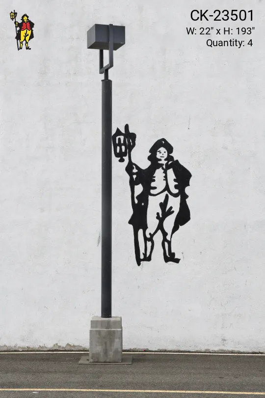 16' Down Light Lamp Post