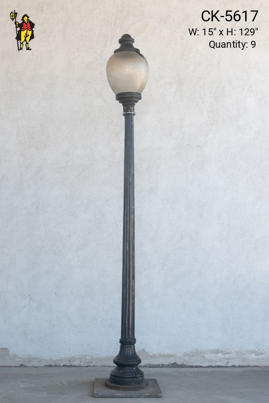 Eight Foot Lamp Post w/Acorn Head