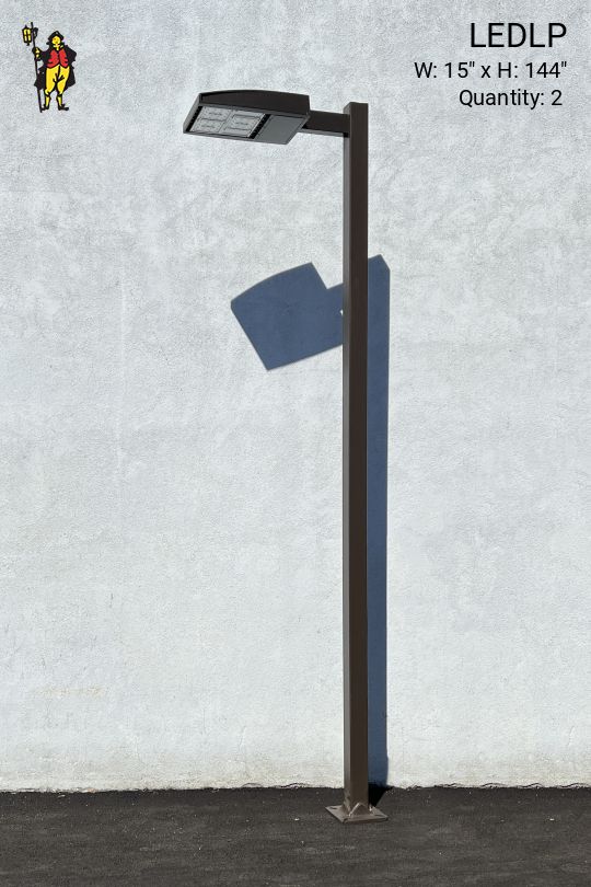 12' *LED* Down Light Lamp Post