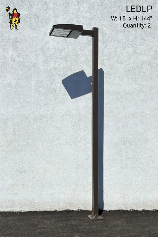 12' *LED* Down Light Lamp Post