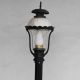 Oil Style Electrified Lamp Post Head On A Six Foot Lamp Post (8' Total) #0