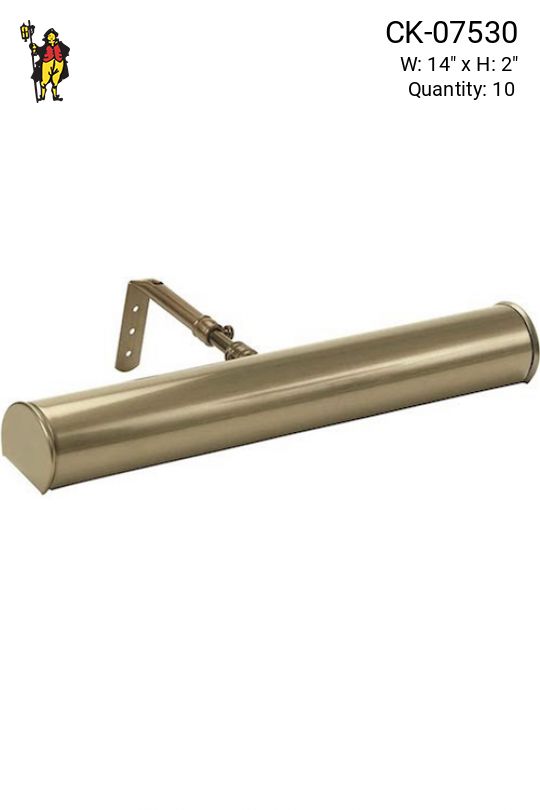 Adjustable 14" Brass Picture Light