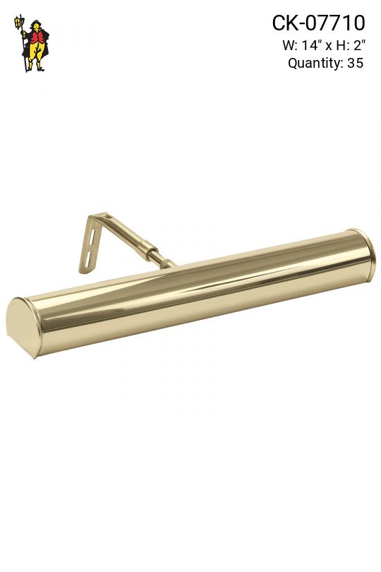 Polished Brass 14" Picture Light