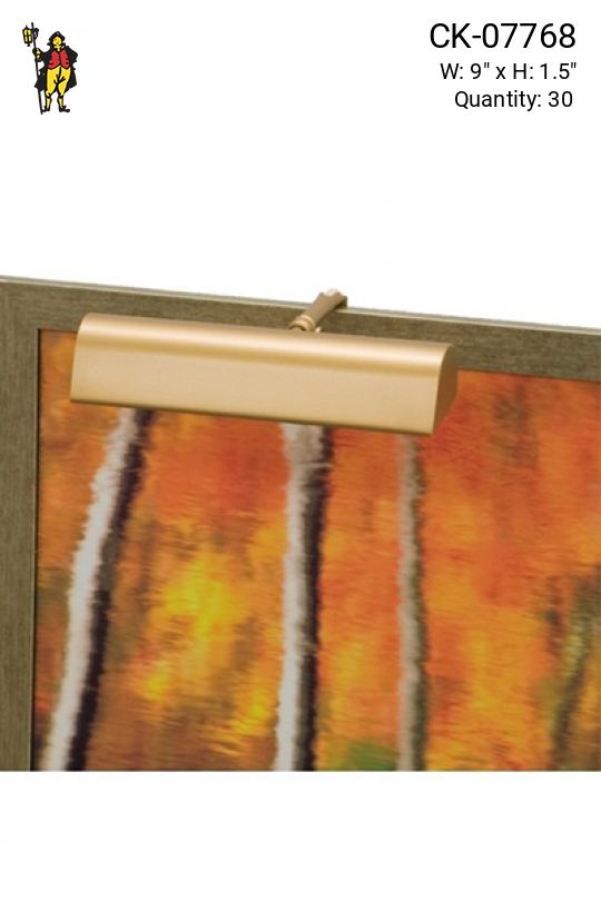 Traditional 9" Brass Picture Light