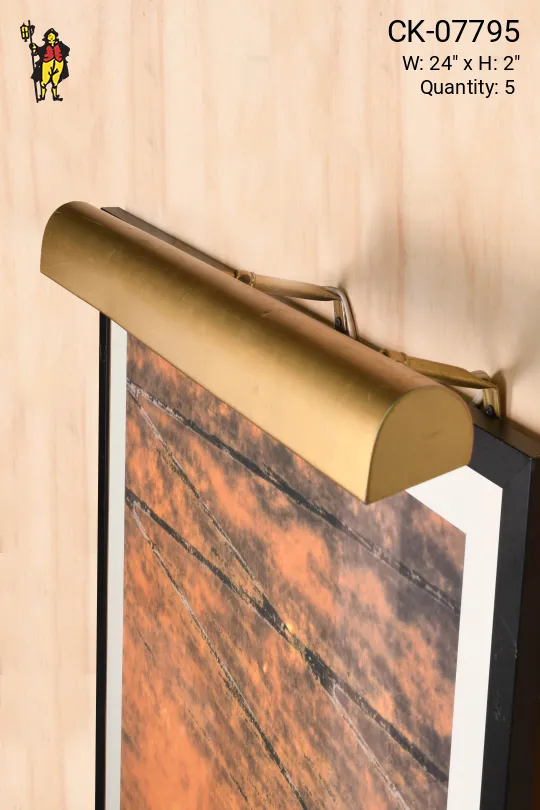 Traditional 24" Gold Picture Light