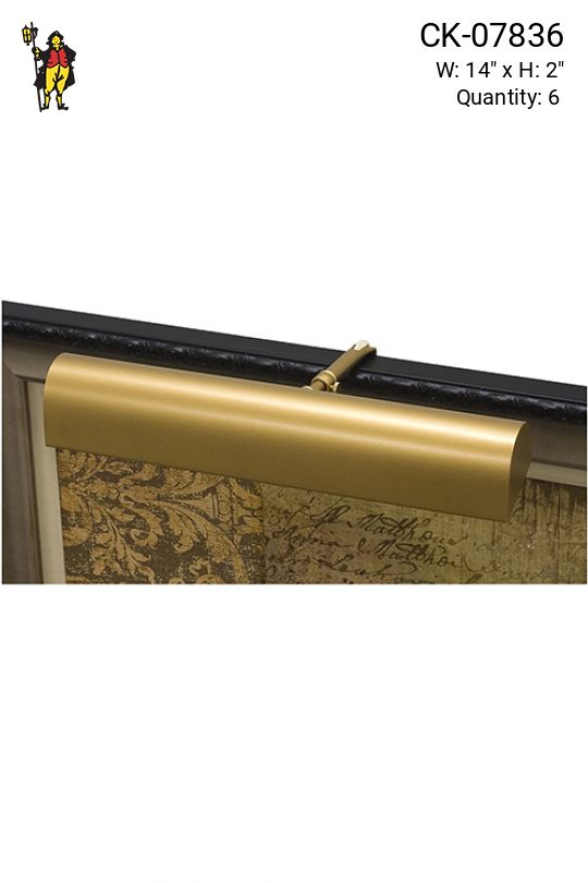 Classic Traditional Brass 14" Picture Light