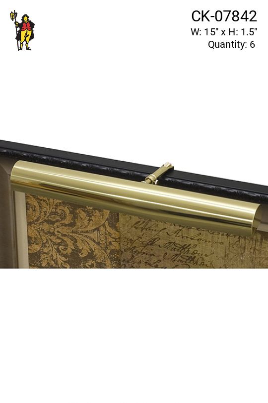 Polished Brass 15" Picture Light