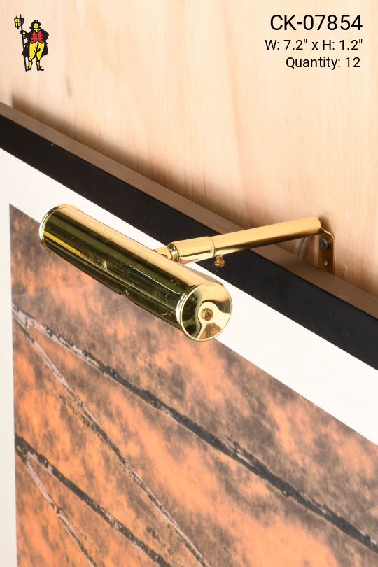 Polished Brass 7" Picture Light