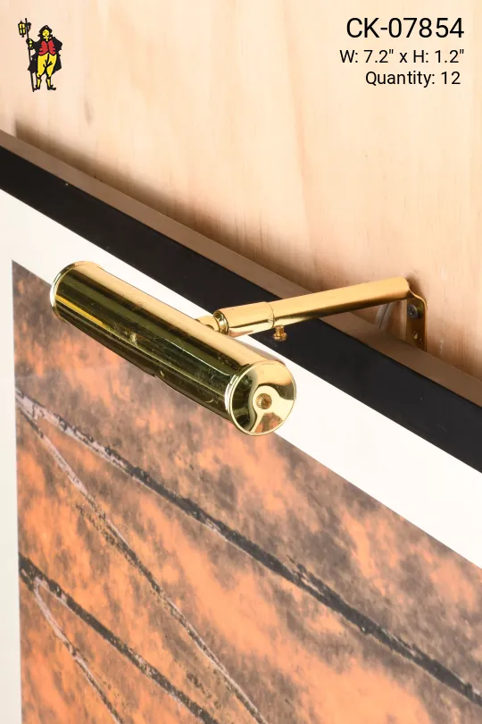 Polished Brass 7" Picture Light