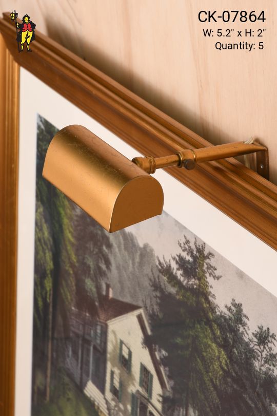 Classical Gold 5" Picture Light