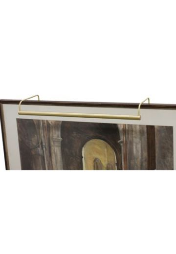 Slim 40" Satin Brass Picture Light