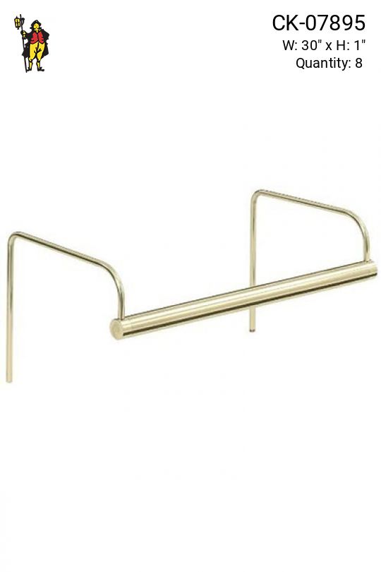 Slim Satin Brass 30" Picture Light