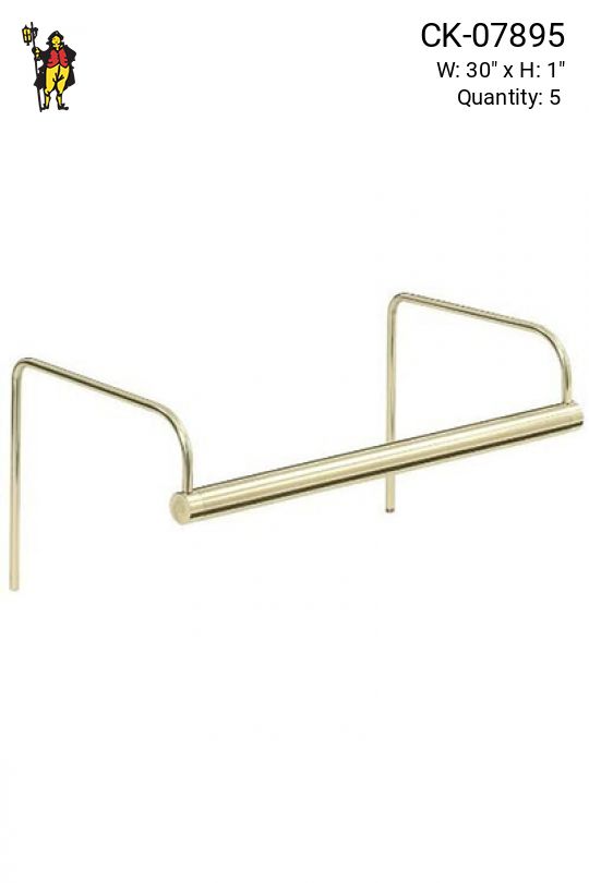 Slim Satin Brass 30" Picture Light