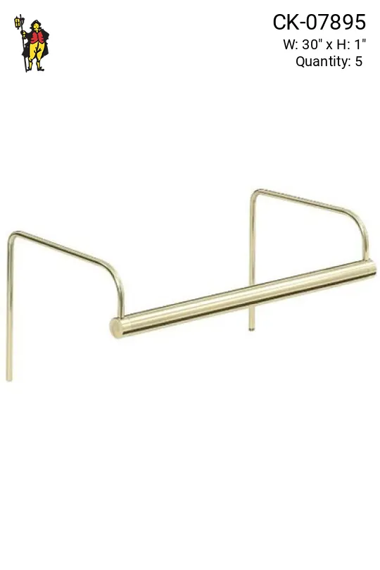 Slim Satin Brass 30" Picture Light