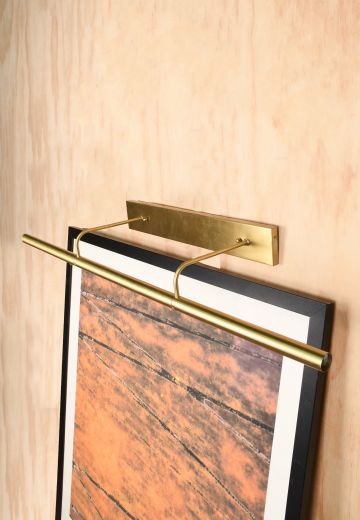 Satin Brass 36" Picture Light