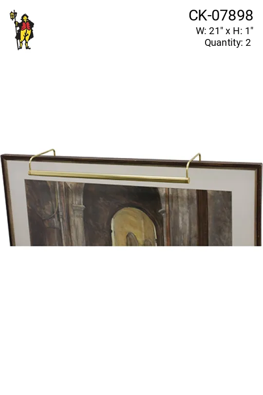 Polished Brass 21" Slim PIcture Light
