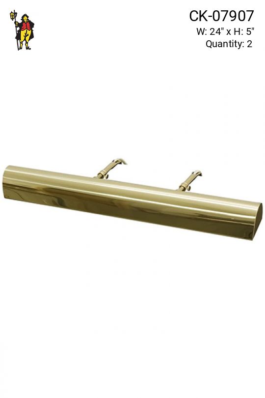 Polished Brass 24" Picture Light