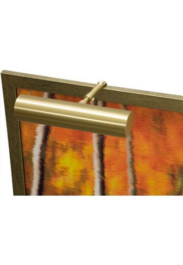 Contemporary 9" Polished Brass Picture Light